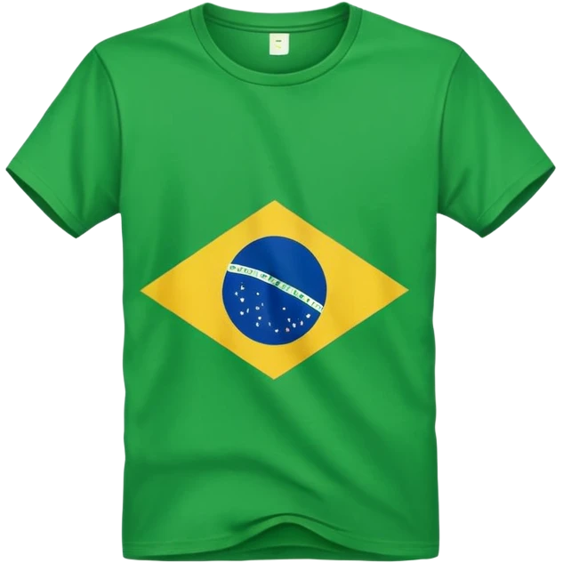 polera brasil verde bandera emoji