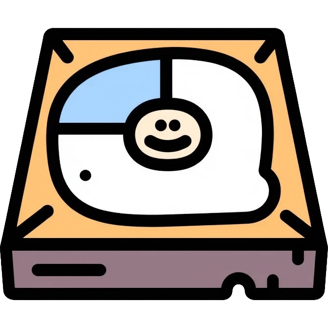 hard disk storage device emoji