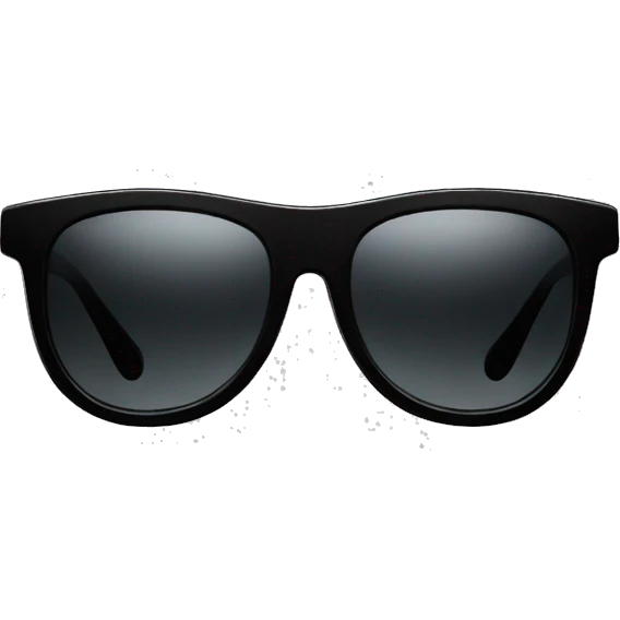 Black sunglasses emoji