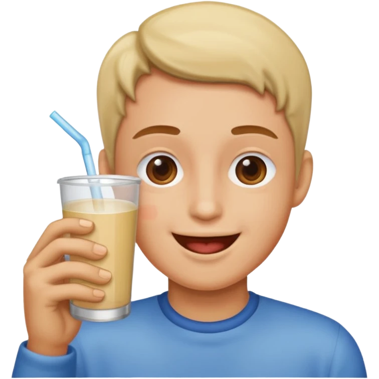 Drinking cum emoji