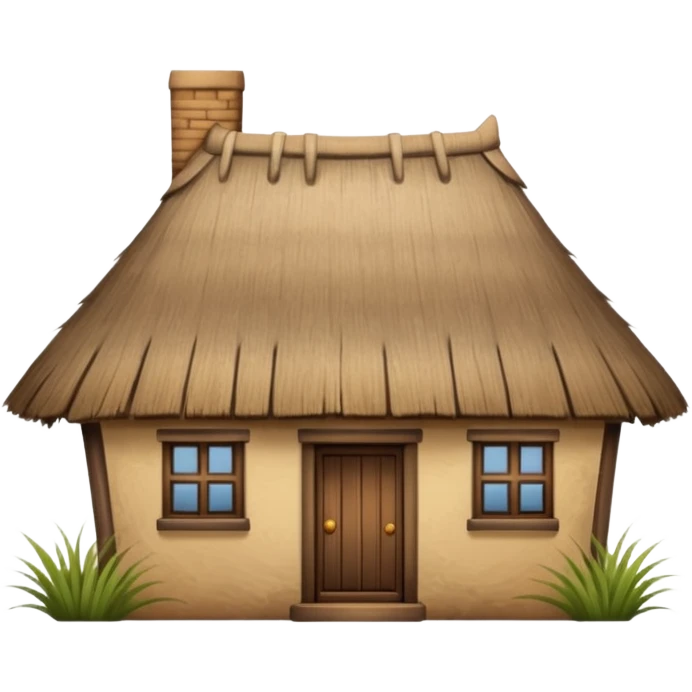thatched roof house emoji