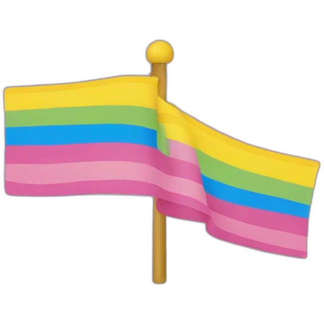 Pansexual flag emoji