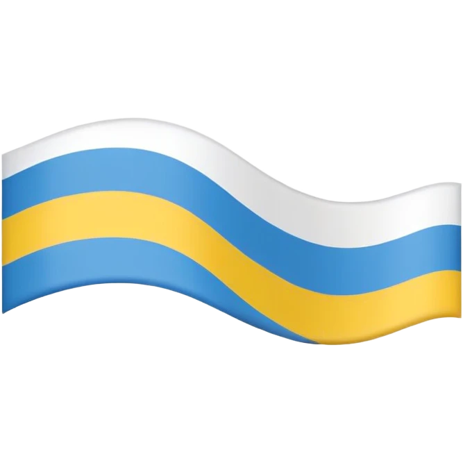 wavy Crimean Tatar flag, emoji style emoji
