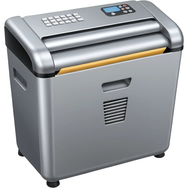 paper shredder emoji