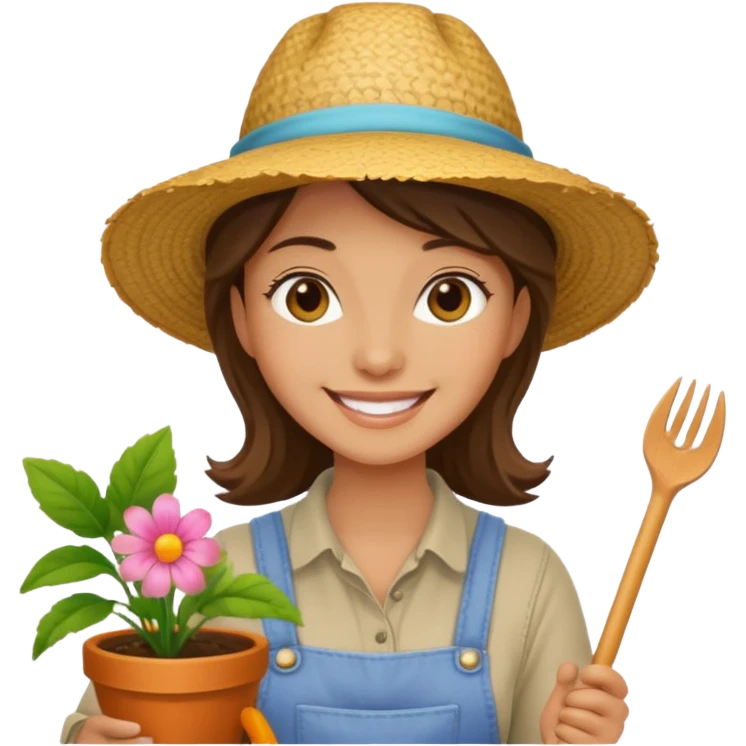 gardener female emoji