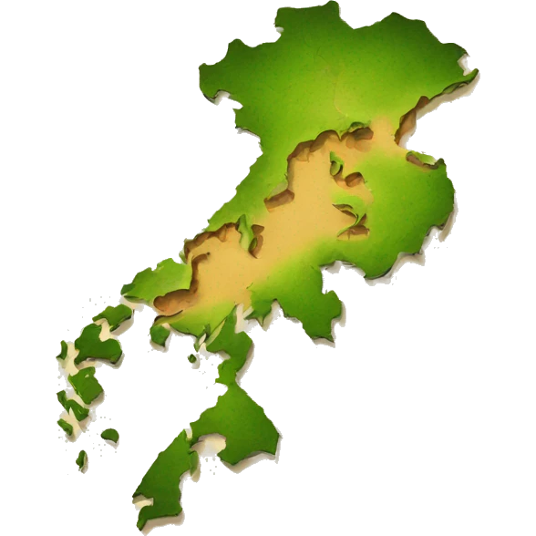 map paper of vietnam emoji