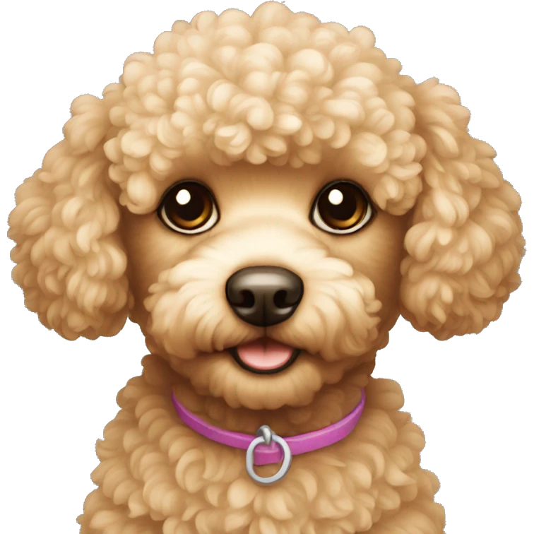 Toy poodle emoji