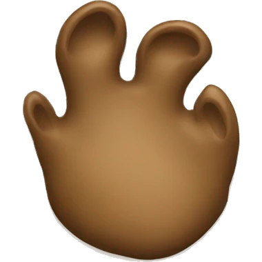 Hoof track emoji