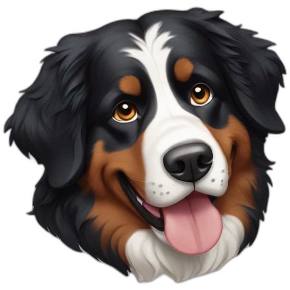 Bernese Mountain Dog emoji