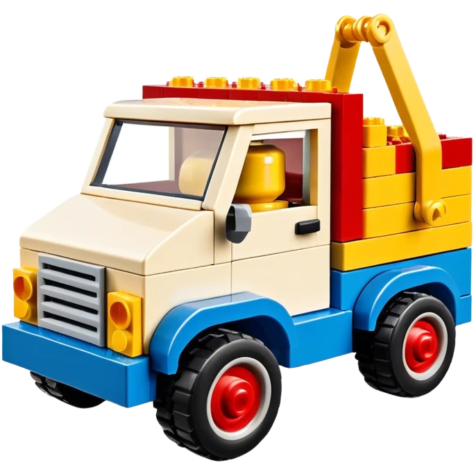 Legos in truck emoji