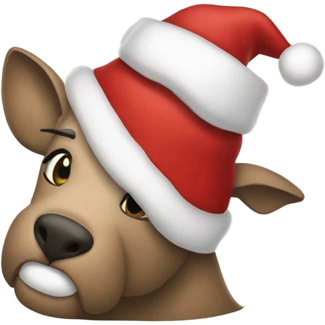 Santa hay emoji
