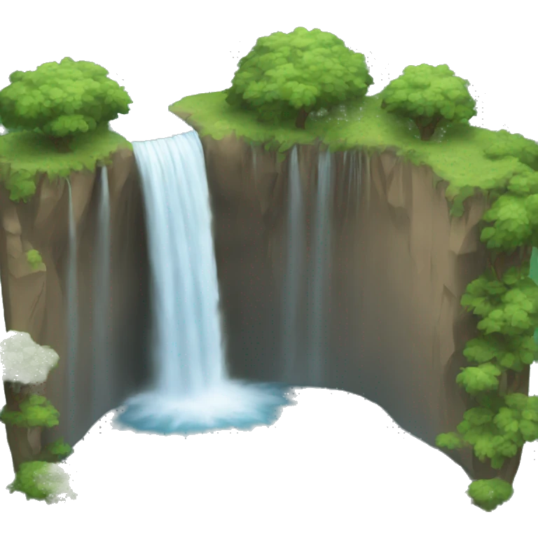 Waterfall emoji