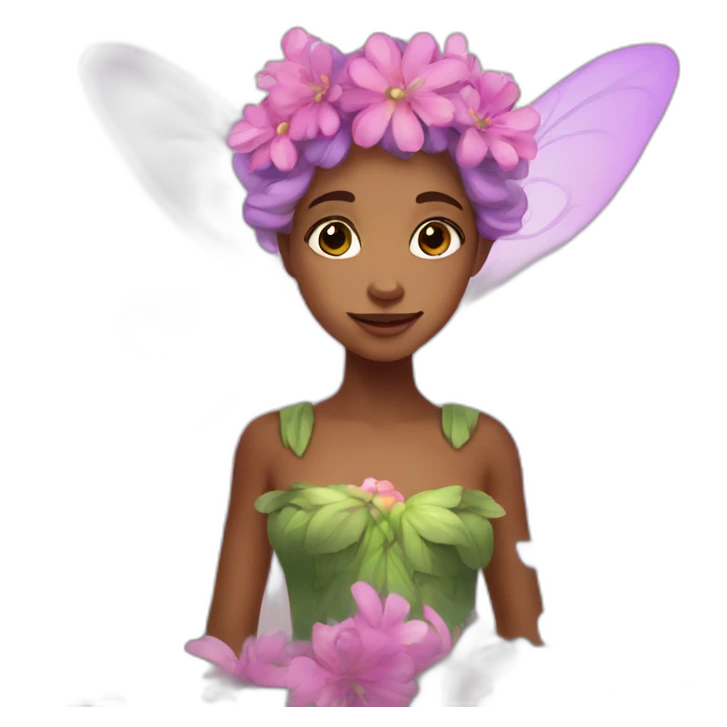 Flower fairy emoji