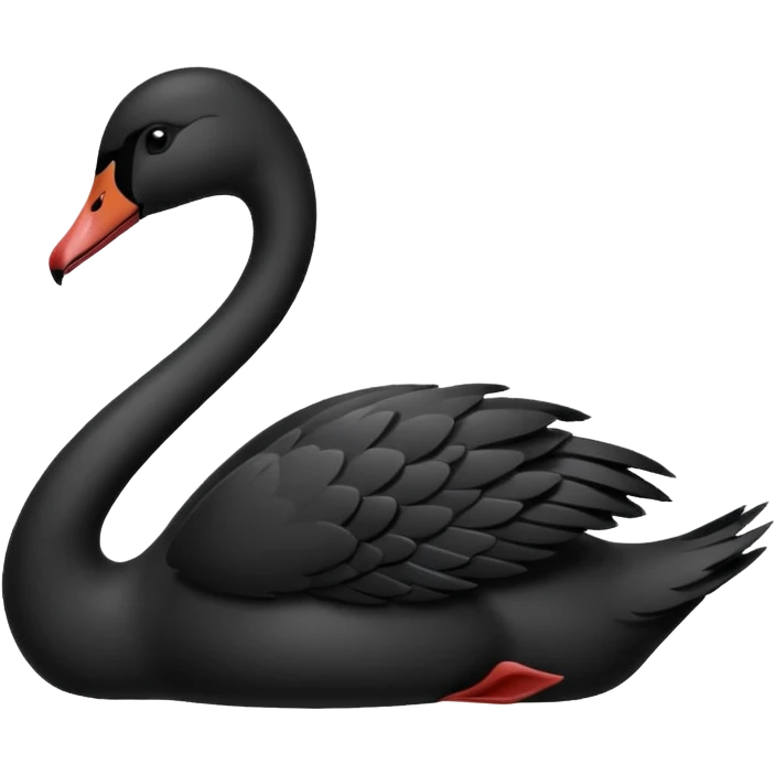 черный лебедь emoji