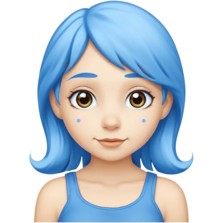 traditional smurfette emoji