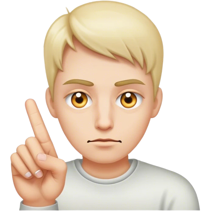 rolling eye with middle finger emoji