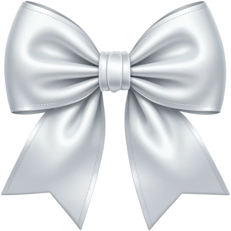 White bow emoji