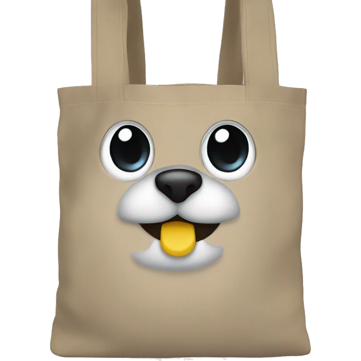 Tote bag cute emoji