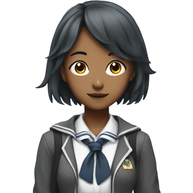 Anime school girl  emoji