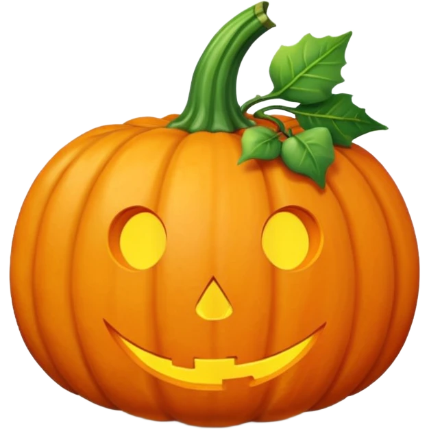Pumpkin with bow emoji