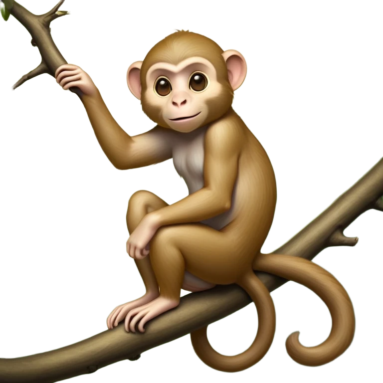 cinematic-Macaques-realistic-full-body-sitting-emoji,-slim-agile-frame-poised-on-a-branch,-long-tail-curled-slightly,-head-tilted-dramatically,-bright-playful-eyes-exuding-mischief,-simplified-yet-realistic-focused-features,-highly-detailed,-glowing-with-an-almost-sarcastic-glow
 emoji