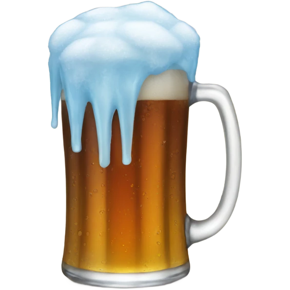 Ice beer  emoji