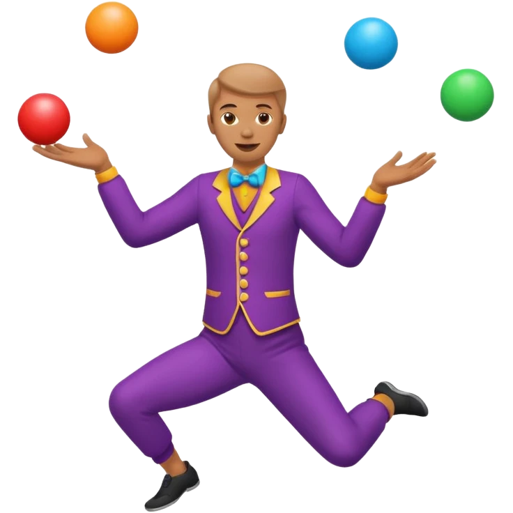 Juggler + balls emoji