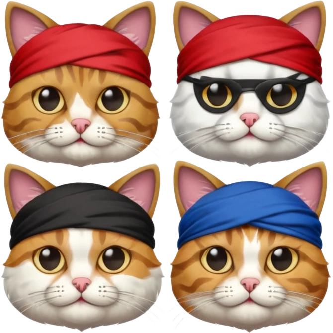 pirate cats emoji
