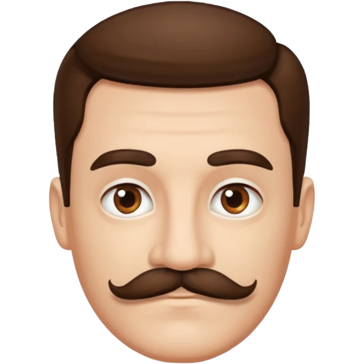 mustache man emoji