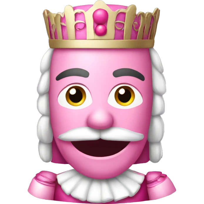 Pink nutcracker emoji