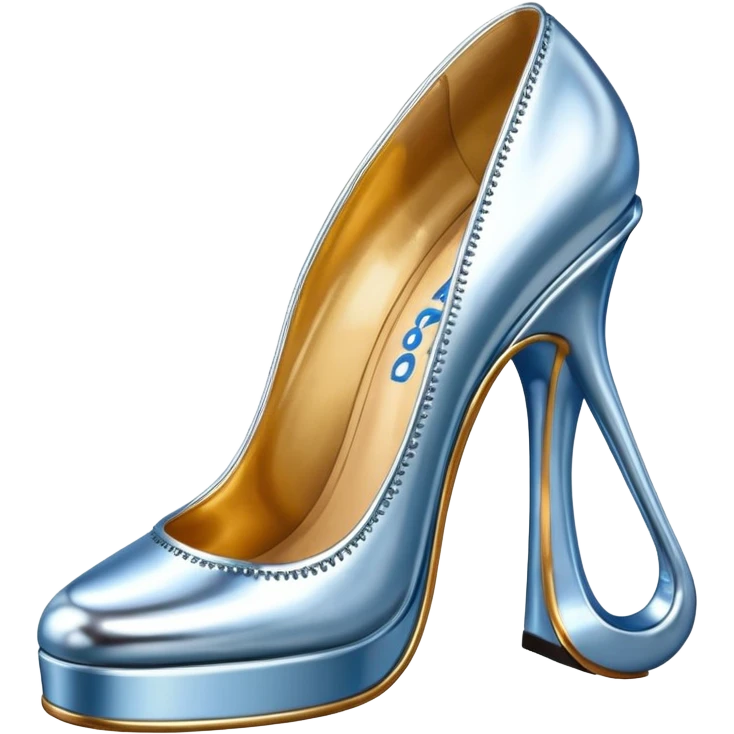 Jeff Koons style spam dress shoe sculpture  emoji