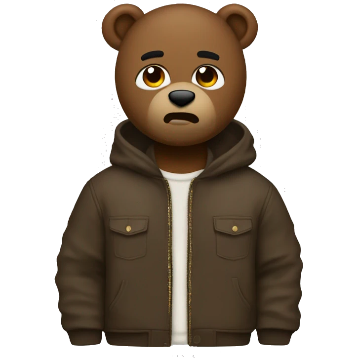 kanye west bear emoji