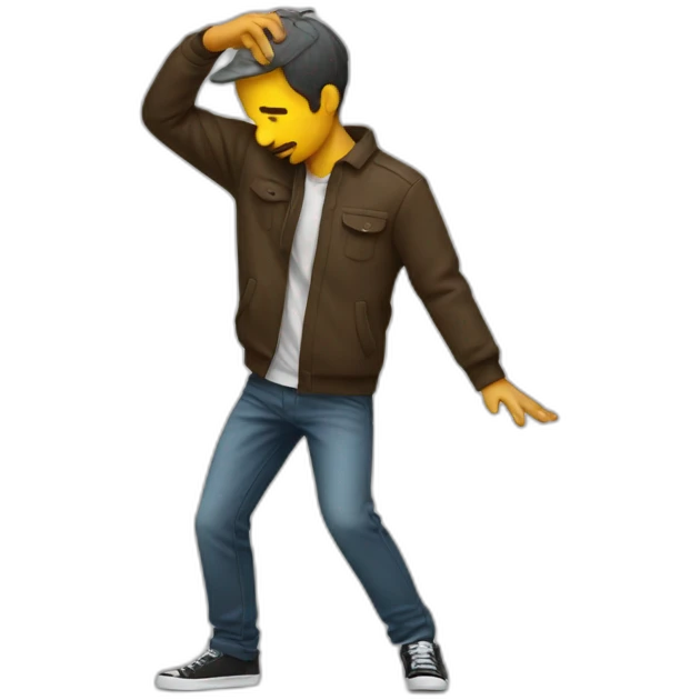 Man dab emoji