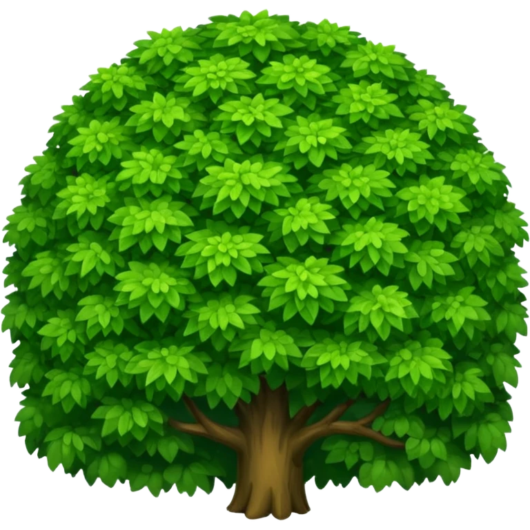 create a dnd style dense_bush.png using 48x48 pixels size emoji
