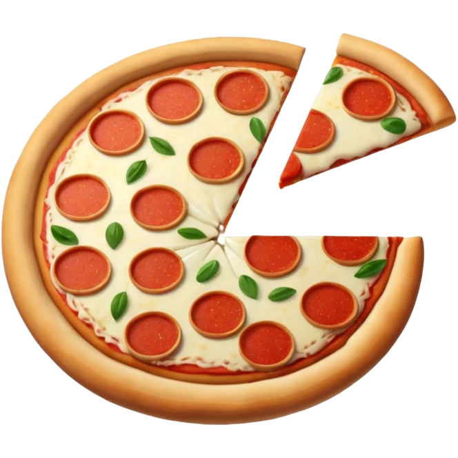 pizza with only onions emoji