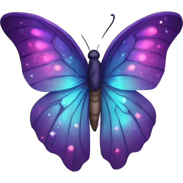 Nebula Crystal Butterfly emoji
