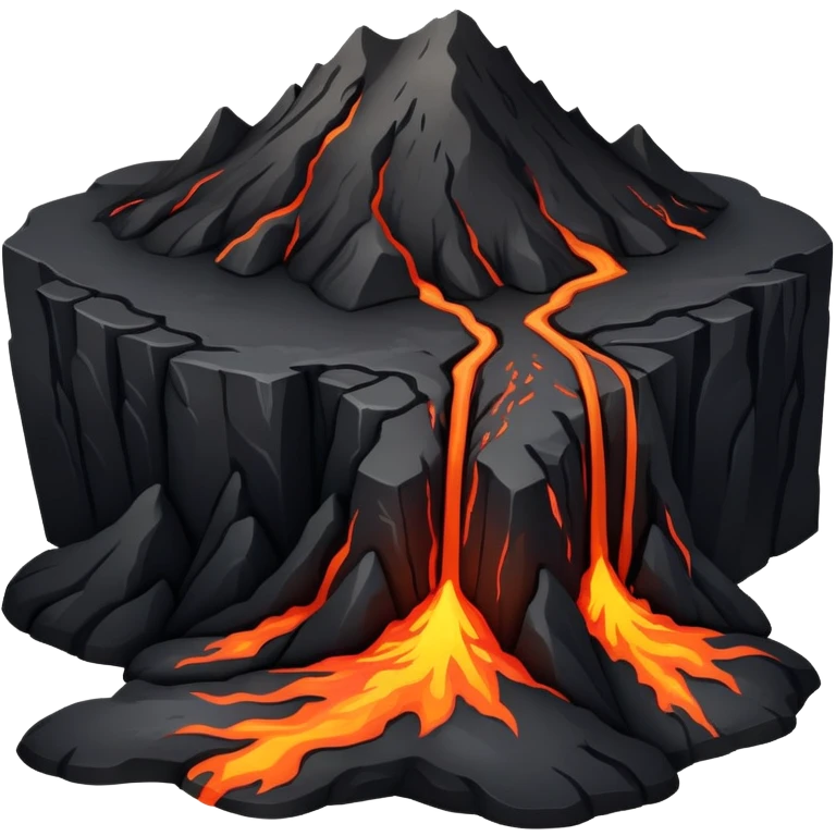 Hawaiian volcano scenery emoji