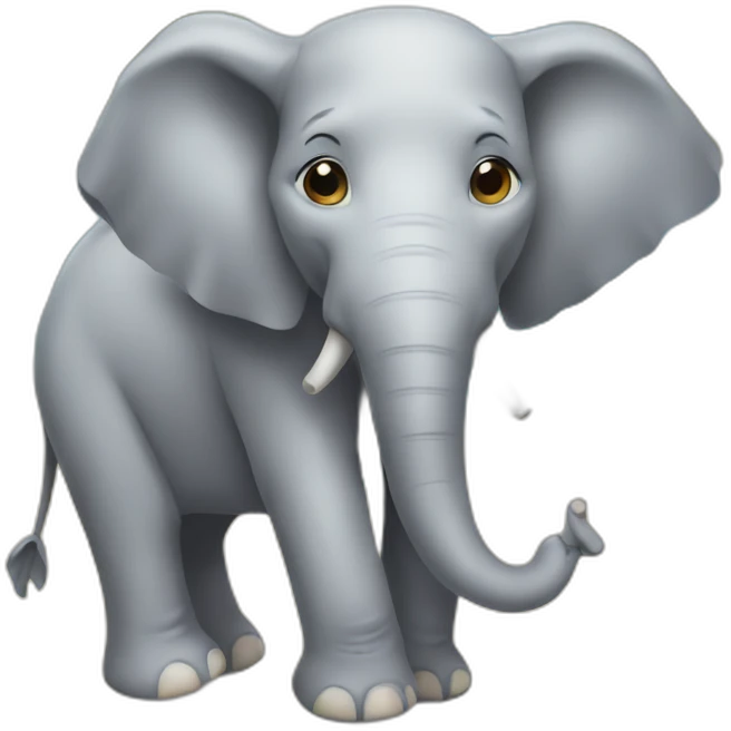 Elephant on Vacation emoji