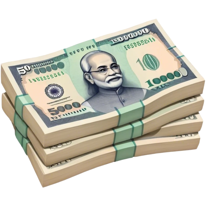 Emozi of 500 indian currency  emoji