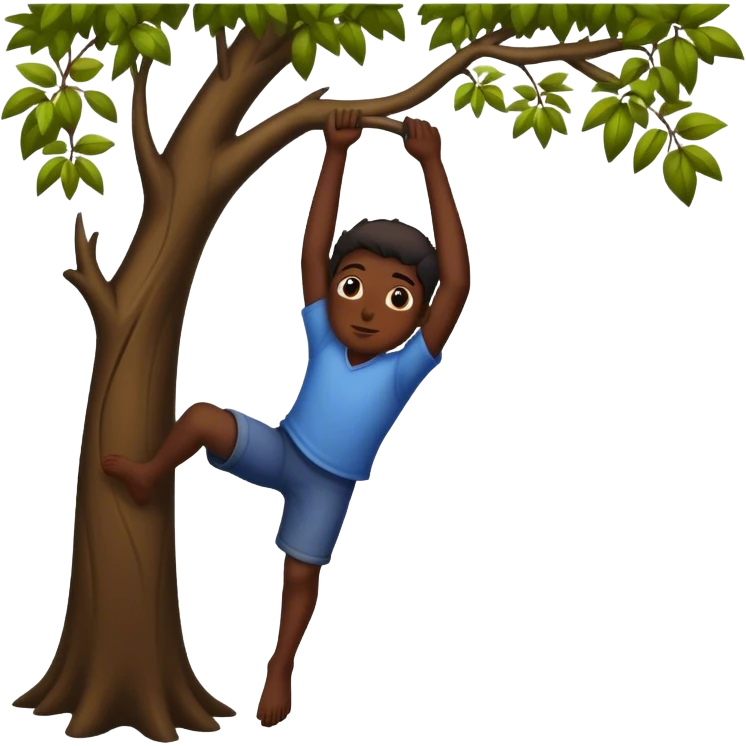 Nigger from a tree emoji