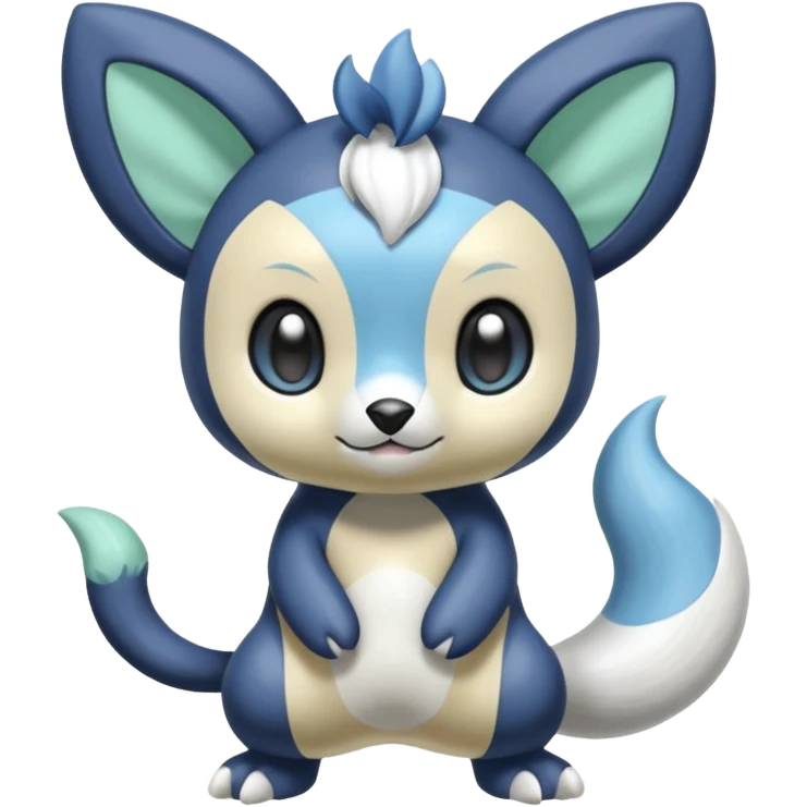 Shiny Soft Smooth Glossy Pastel Colorful Exotic Meloetta-Oshawott-Meowstic-Minccino-Stitch-Fakémon-creature-hybrid emoji