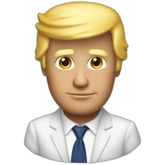Donald Trump en splip emoji