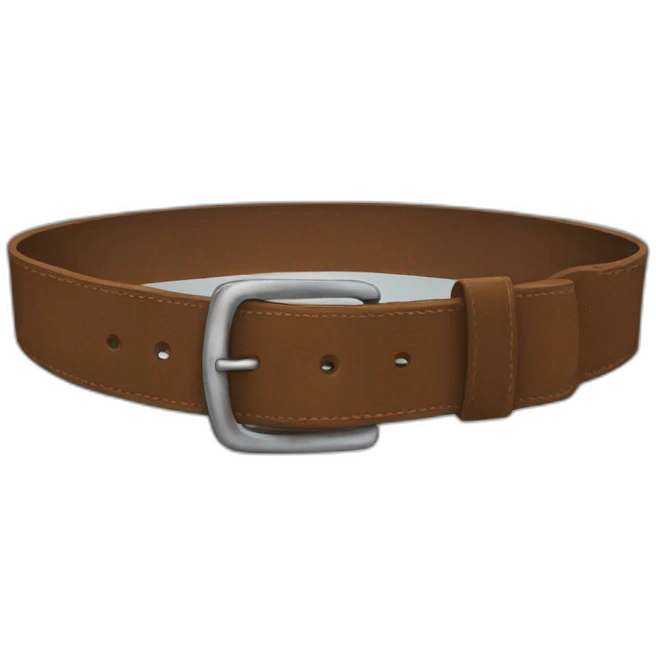 Belt in hand emoji