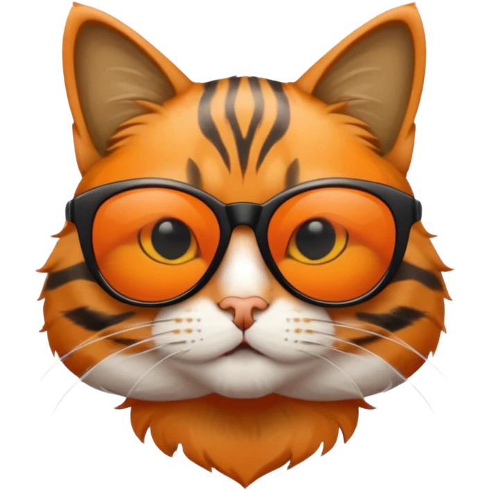 Cat wearing sunglasses emoji