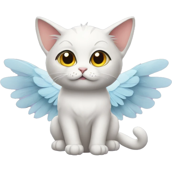 Cat with wings emoji