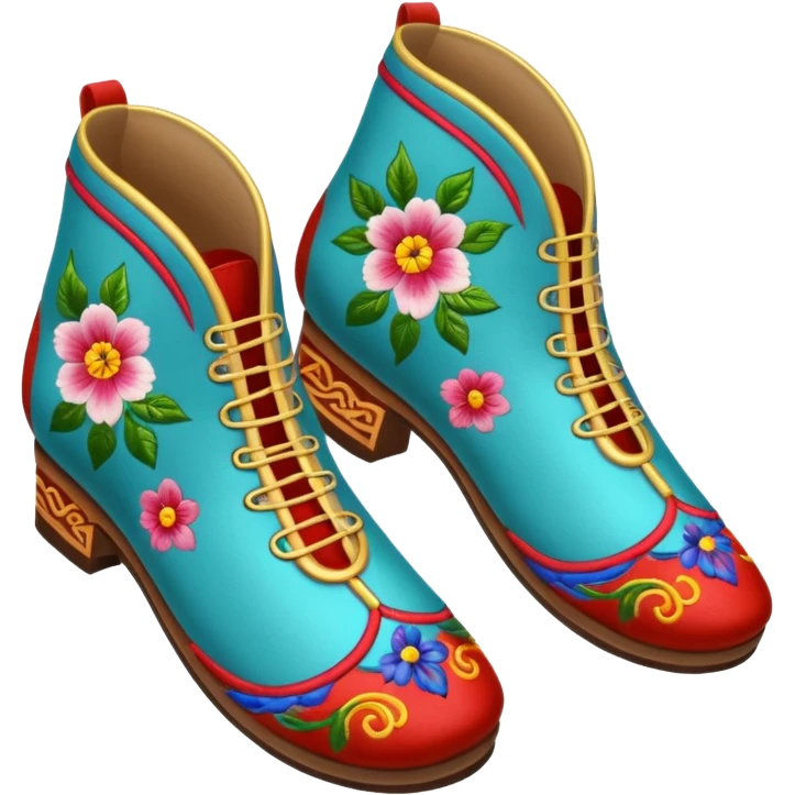 chinese mongolian shoes emoji