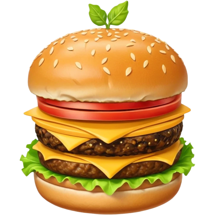 햄버거 감자튀김 emoji