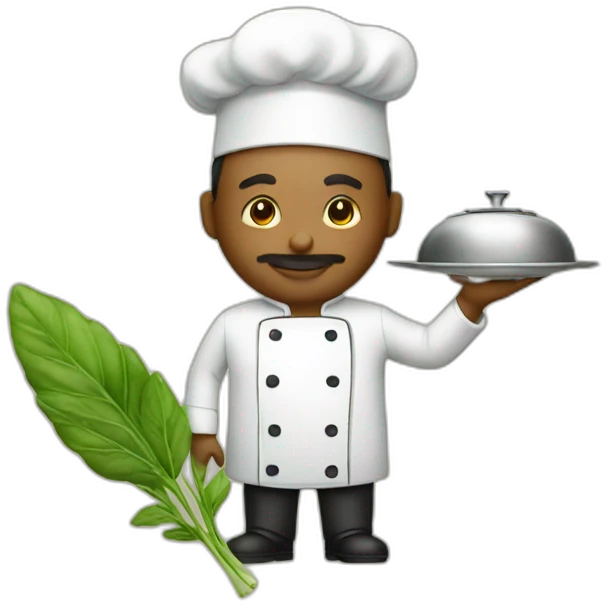chef con planta emoji