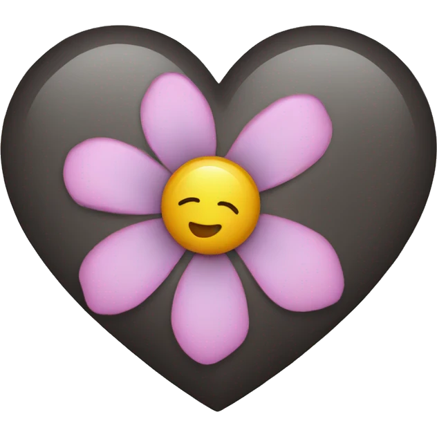 Heart with a flower emoji