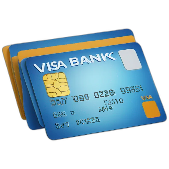 Visa blue bank card emoji